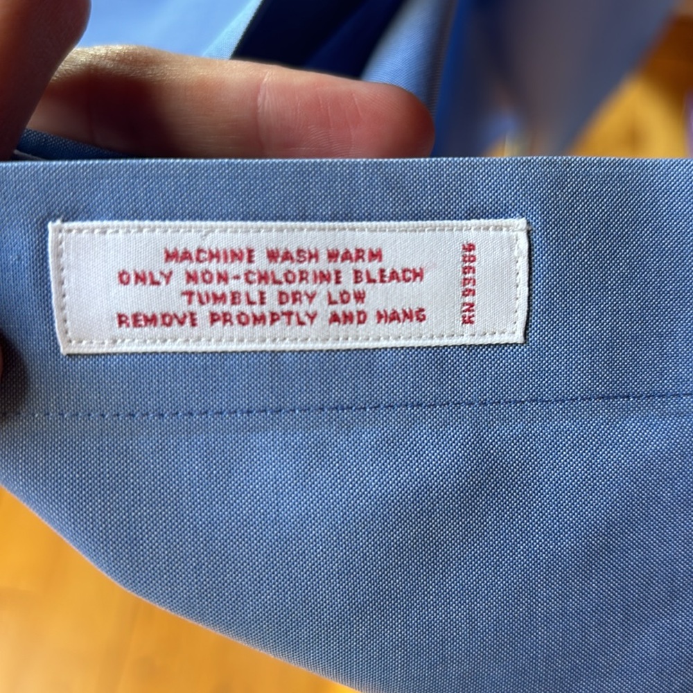 Brooks Brothers cotton dress shirt, size 16.5 - Picture 3 of 4